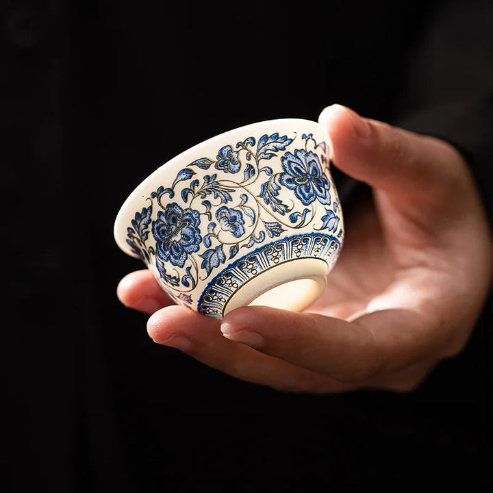 Blue Lotus Tea Cups